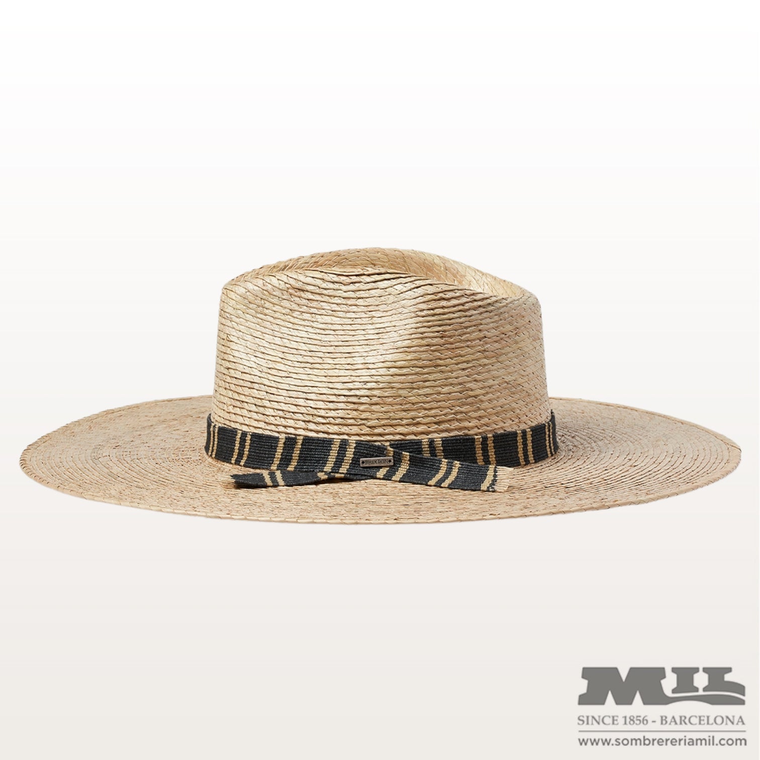 Leigh Straw Fedora Hat | Brixton