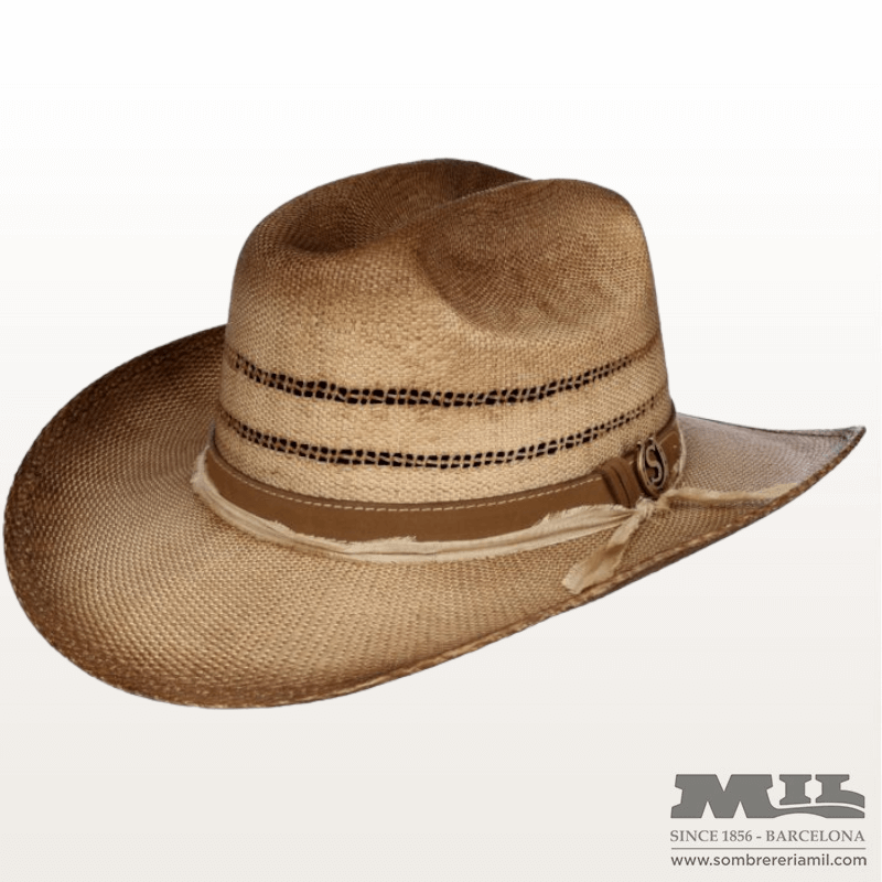 Sombrero Estilo Cowboy Envejecido Sombrerer a Mil sombrero-estilo-cowboy-envejecido-sombrerer-a-mil