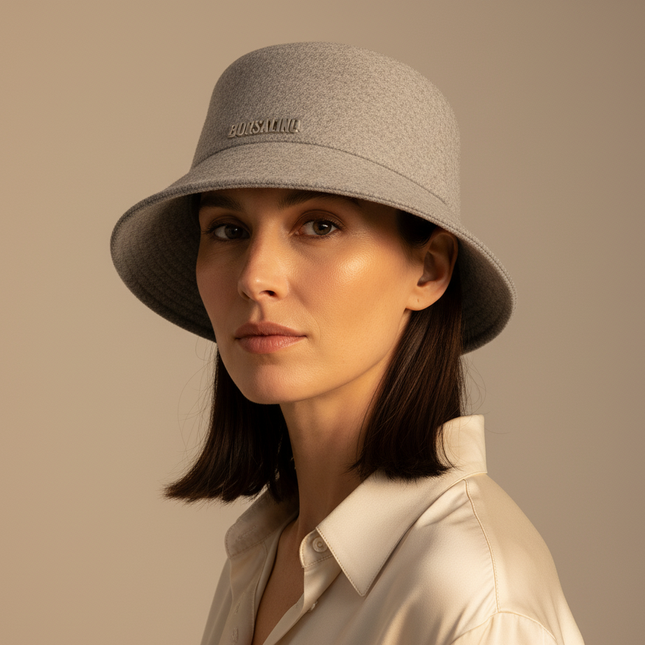Sombrero Bucket Logo | Borsalino