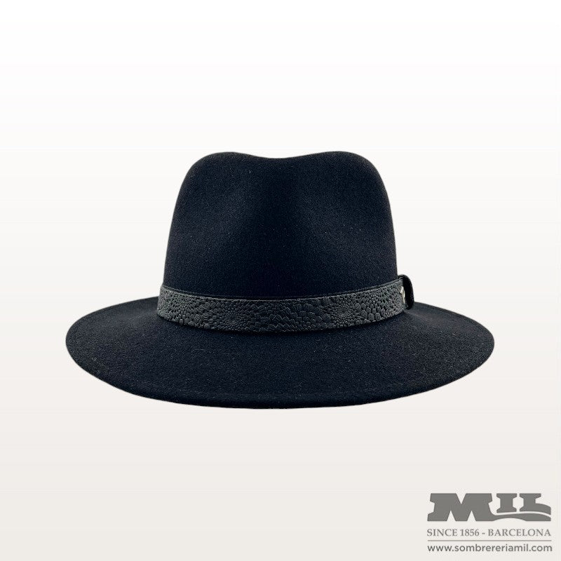 Sombrero Traveller con cinta de cuero  | Panizza