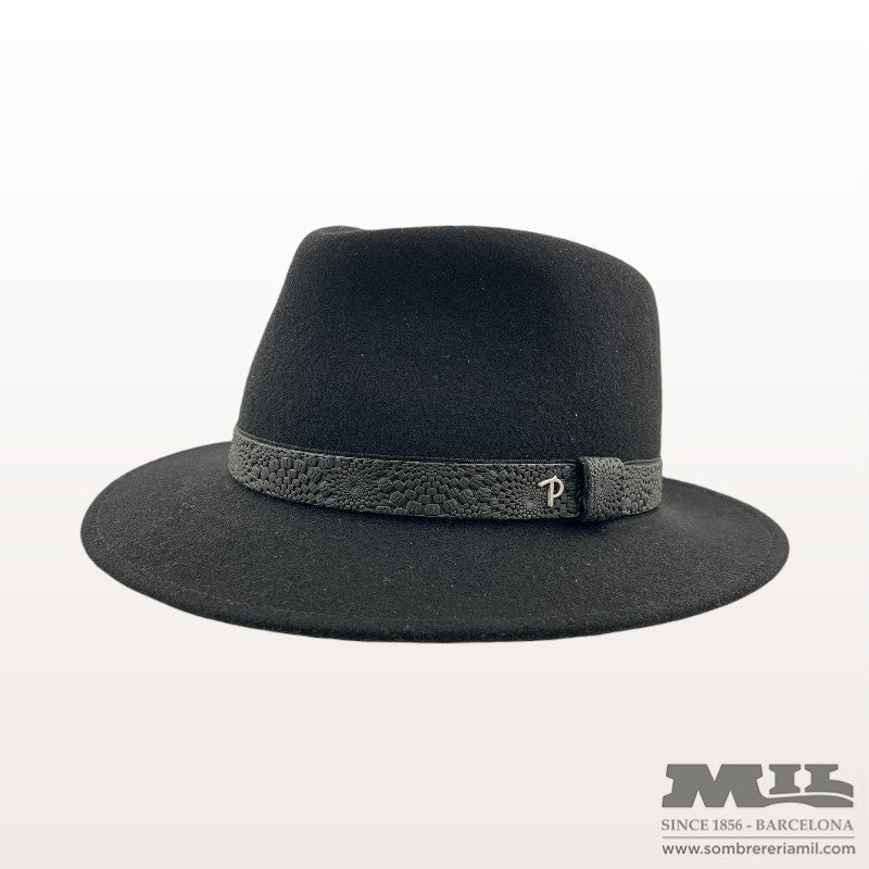 Sombrero Traveller con cinta de cuero  | Panizza