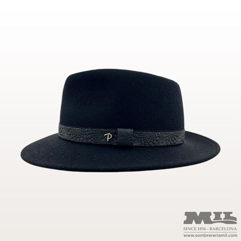 Sombrero Traveller con cinta de cuero  | Panizza