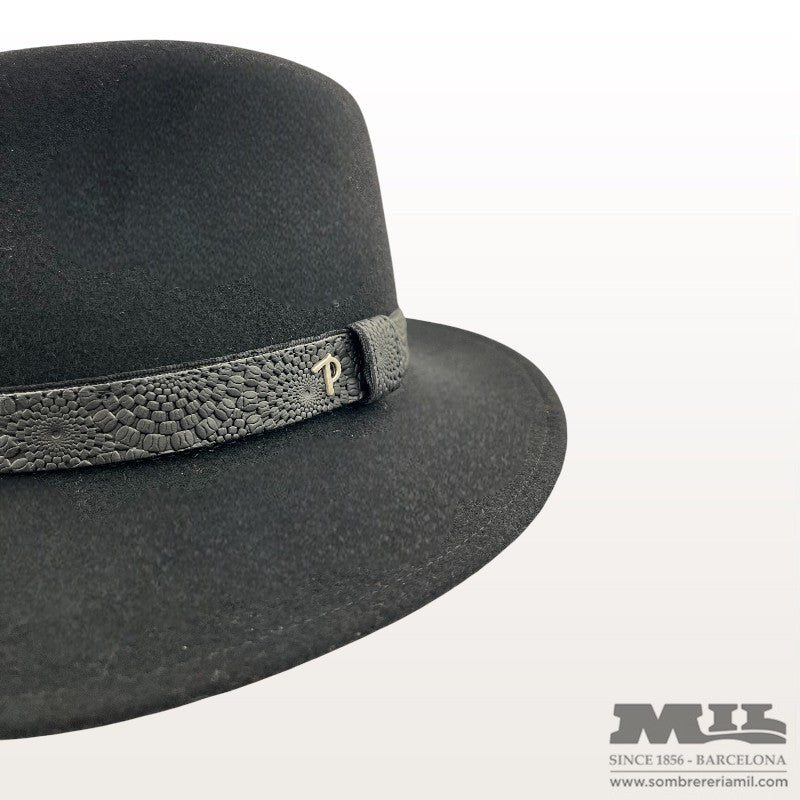 Sombrero Traveller con cinta de cuero  | Panizza