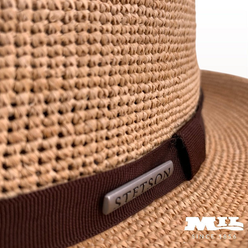 Barret Fedora Raffia | Stetson