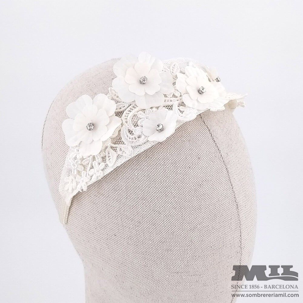 Tocado para boda Crown