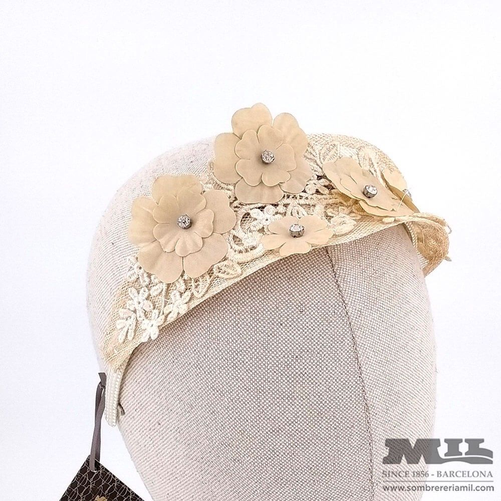 Tocado para boda Crown