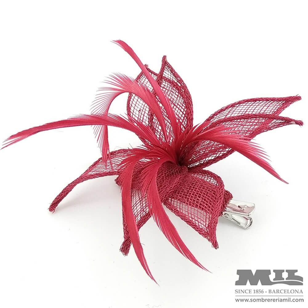 Tocado para boda Flor De Lis