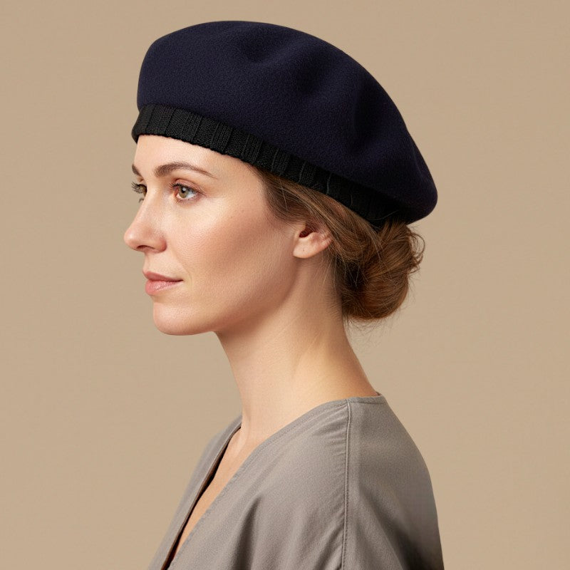 Boiled Wool Beret | Seeberger