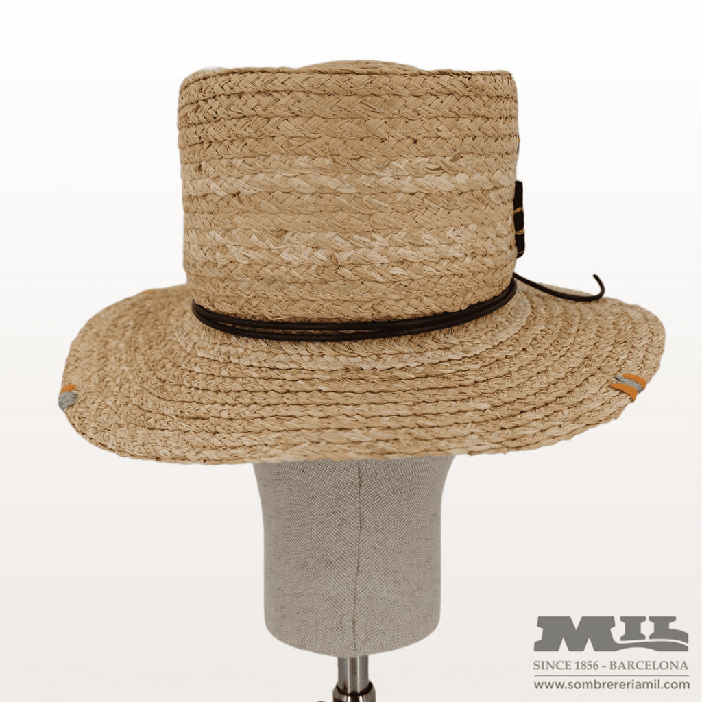 Sombrero Patched de paja