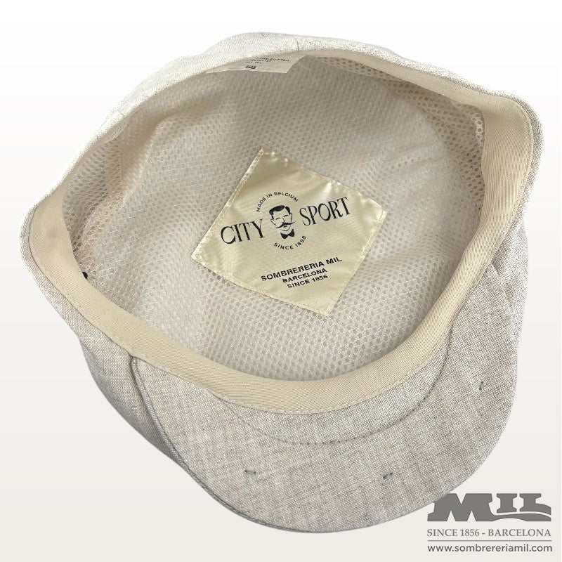 Aere Lisa Linen Cap | City