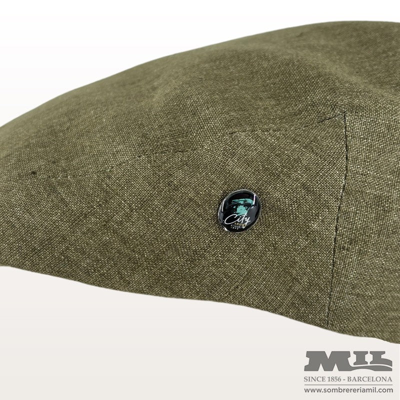 Aere Lisa Linen Cap | City