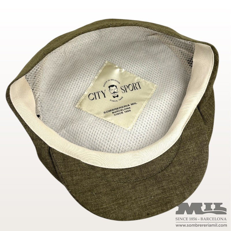 Aere Lisa Linen Cap | City