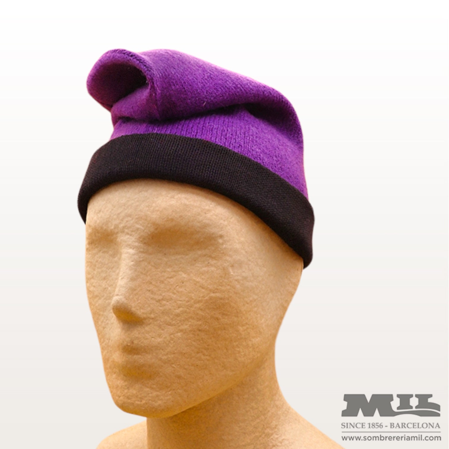 100% wool knit barretina