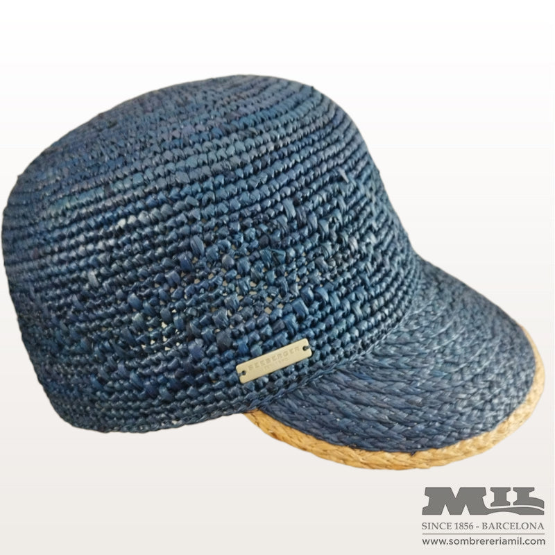 Gorra rafia crochet | Seeberger