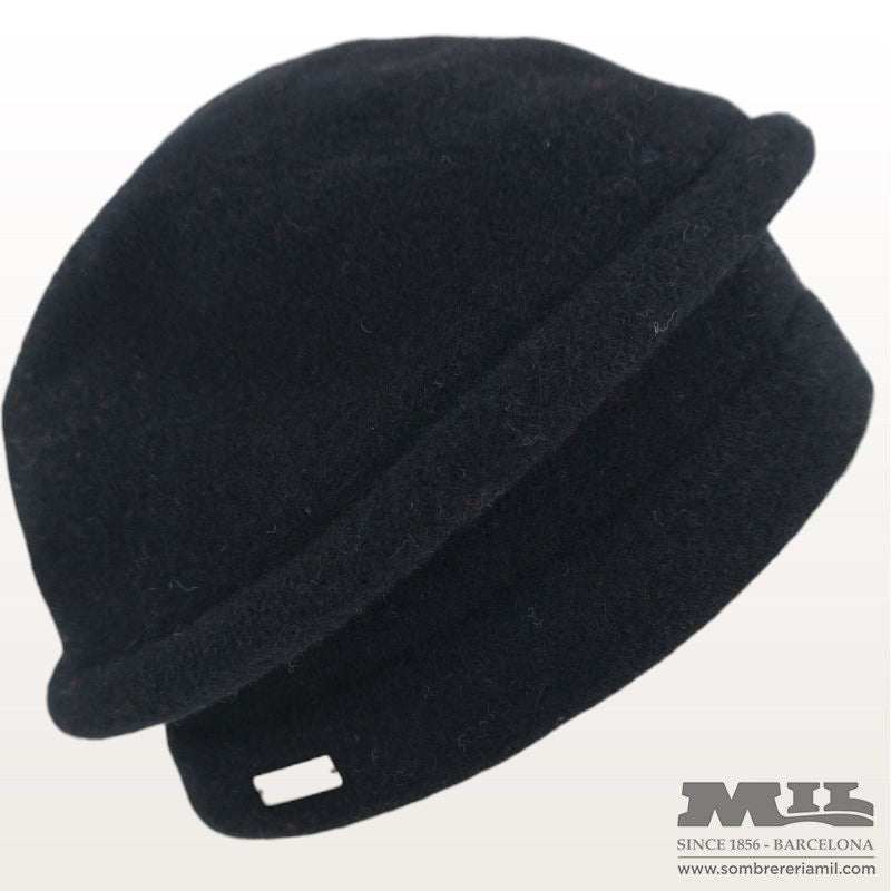 Beanie de llana asymetrical de Seeberger