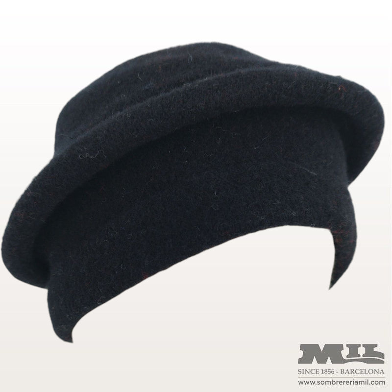 Beanie de llana asymetrical de Seeberger