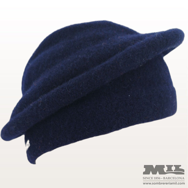 Beanie de llana asymetrical de Seeberger