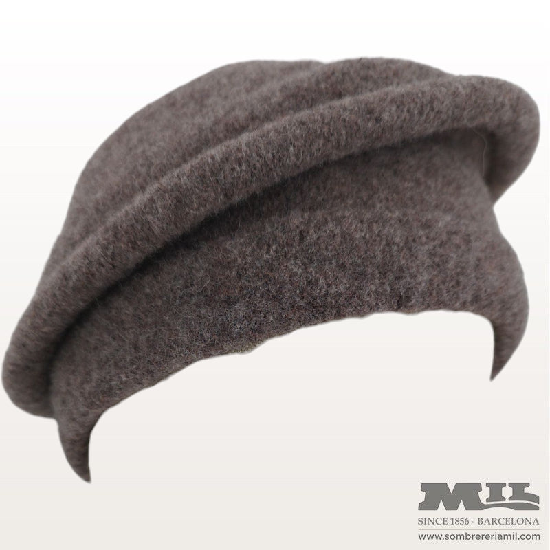 Beanie de llana asymetrical de Seeberger