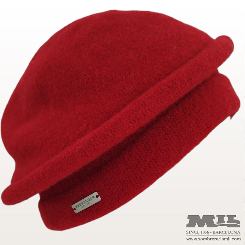 Beanie de llana asymetrical de Seeberger
