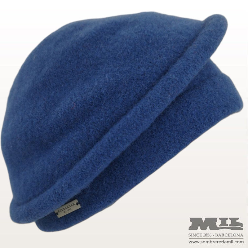 Beanie de llana asymetrical de Seeberger