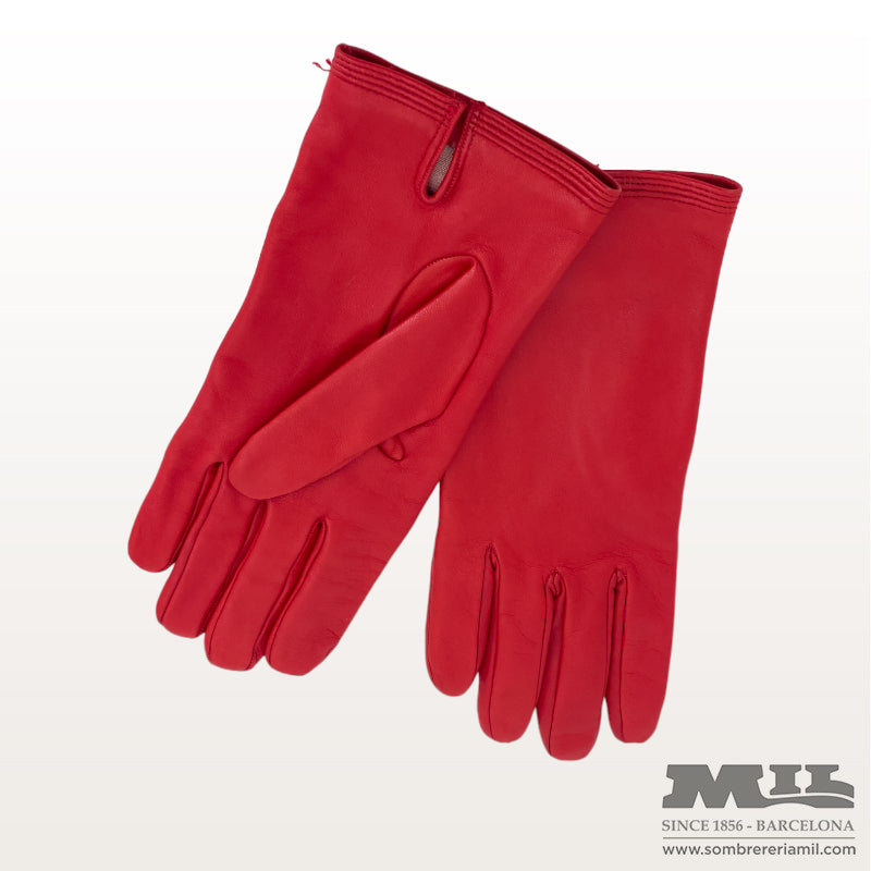 Guants de pell llisos femenins