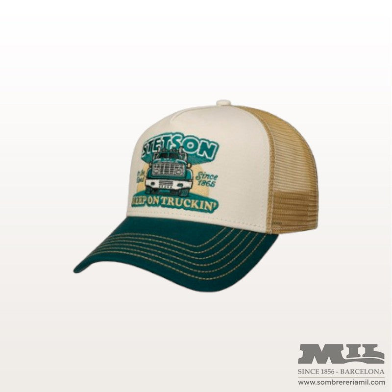 Gorra Stetson trucker Keep On Trucking