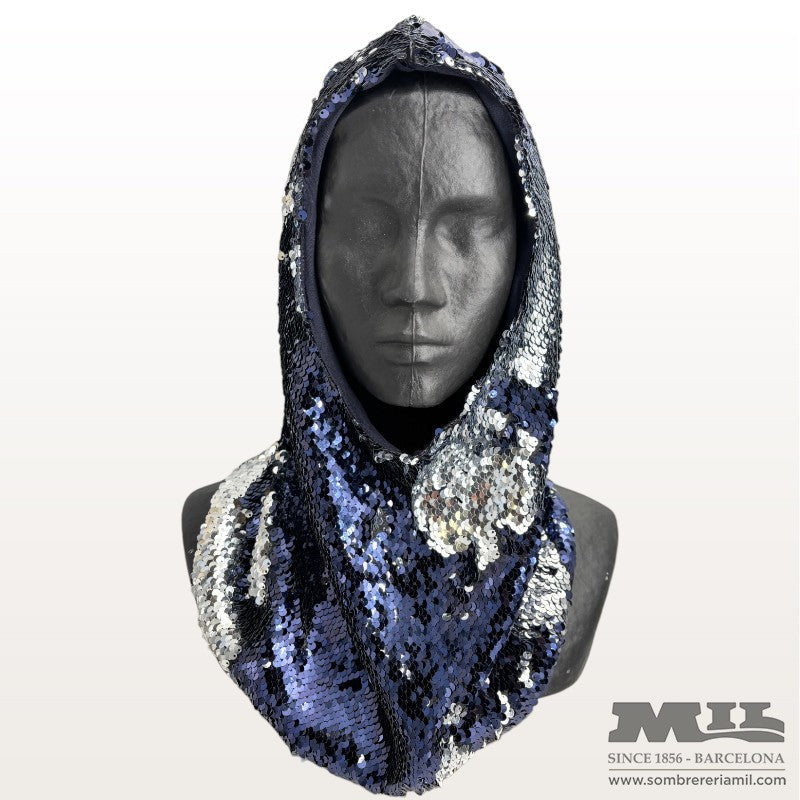 Two-tone Scarf Hood Mil