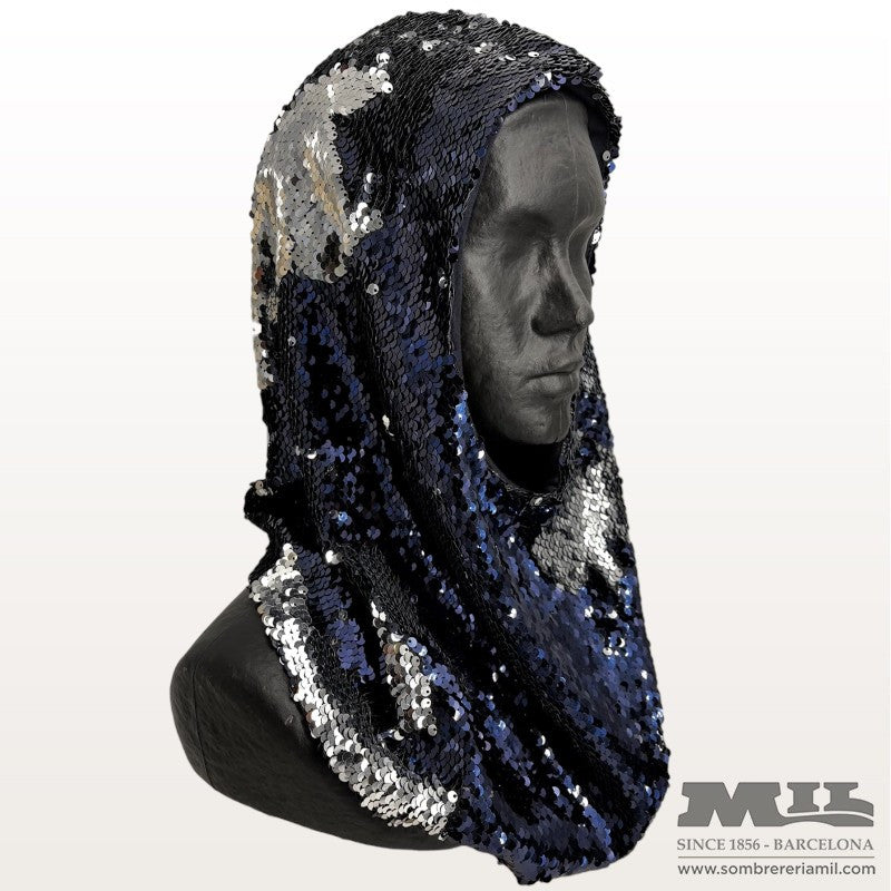 Two-tone Scarf Hood Mil