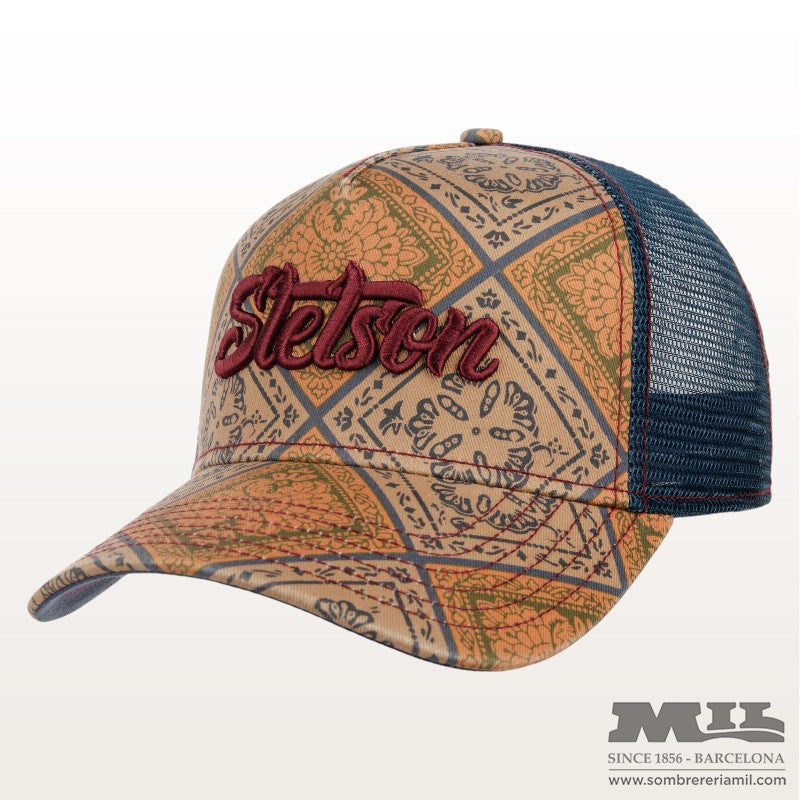 Gorra Trucker Vintage Print| Stetson