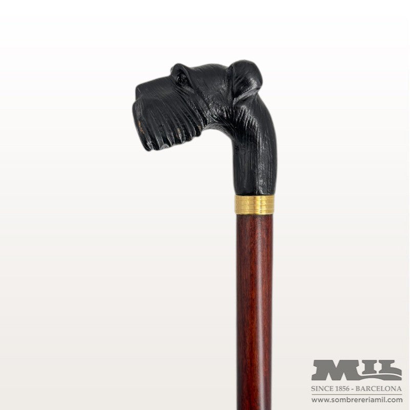 Black Scottish Terrier Walking Stick | Finna