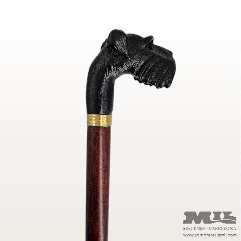 Black Scottish Terrier Walking Stick | Finna