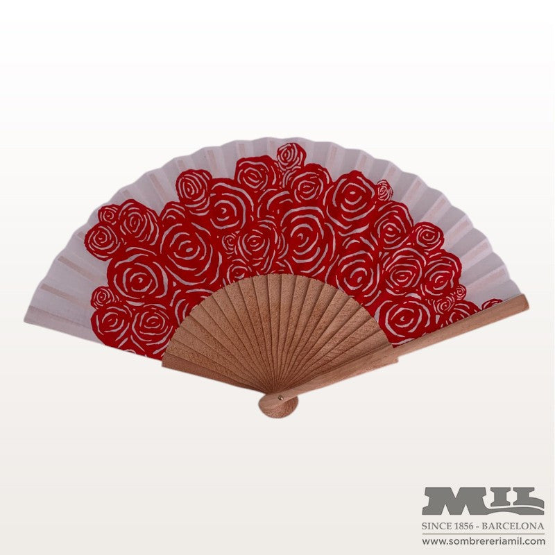 Rose Fan | Poplin Barcelona