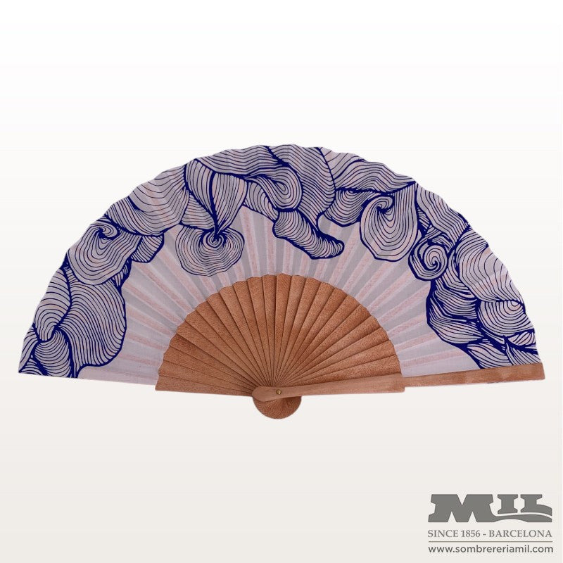 Waves Fan | Poplin Barcelona