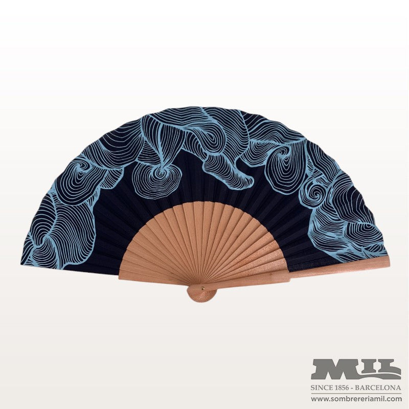Waves Fan | Poplin Barcelona