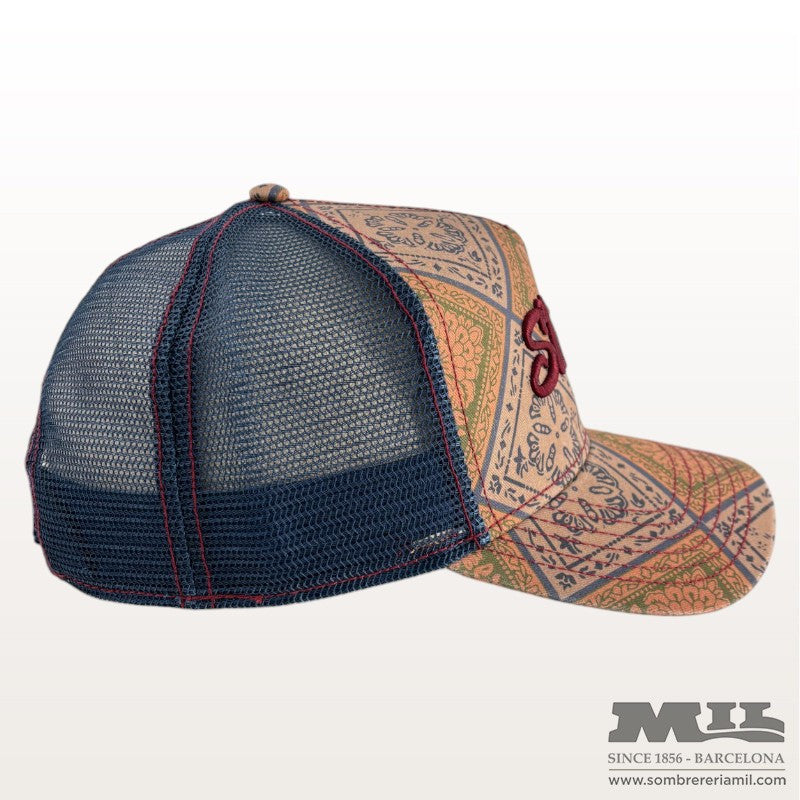 Gorra Trucker Vintage Print| Stetson