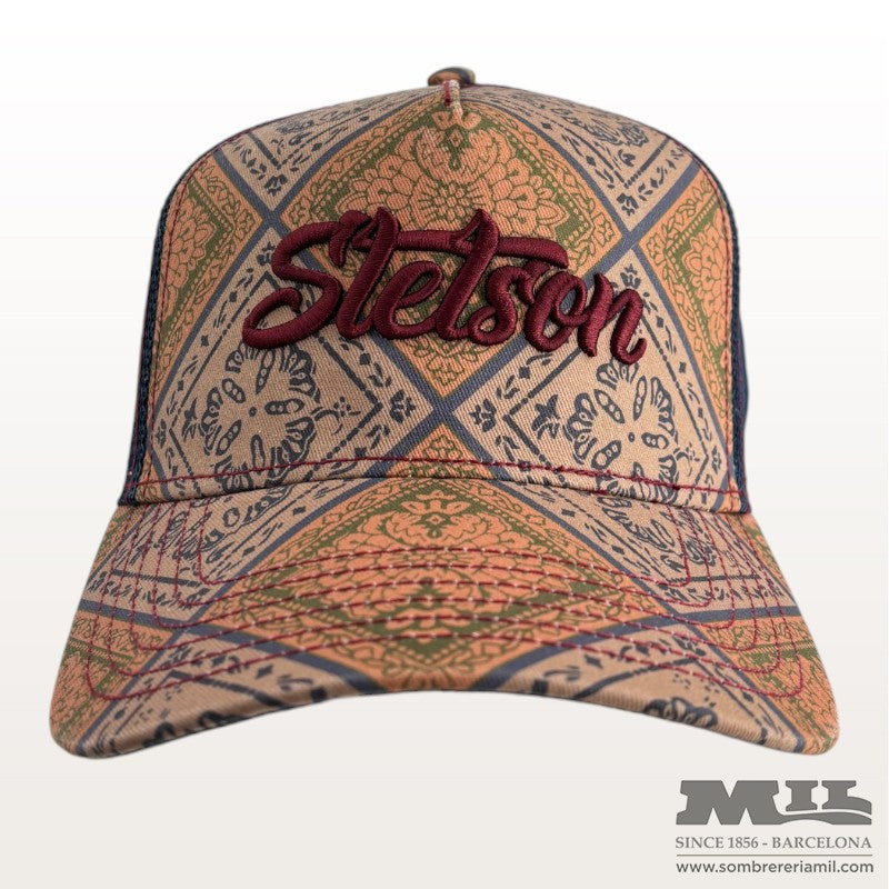 Gorra Trucker Vintage Print| Stetson