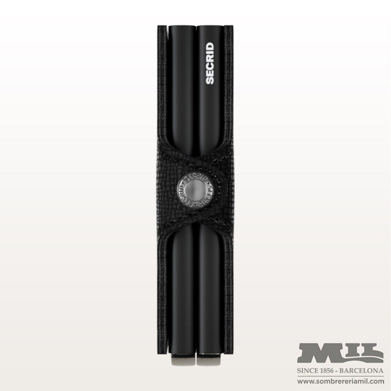 Tarjetero doble Crisple Black | Secrid