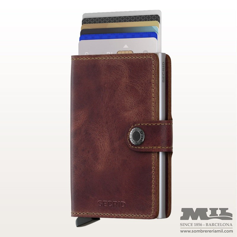 Mini Vintage Card Holder | Secrid