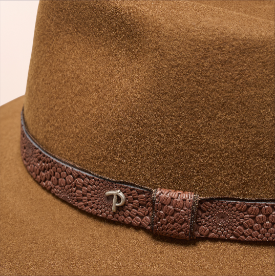 Barret Traveller amb cinta de cuir | Panizza