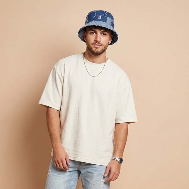 Denim Mashup Bucket Hat | Kangol