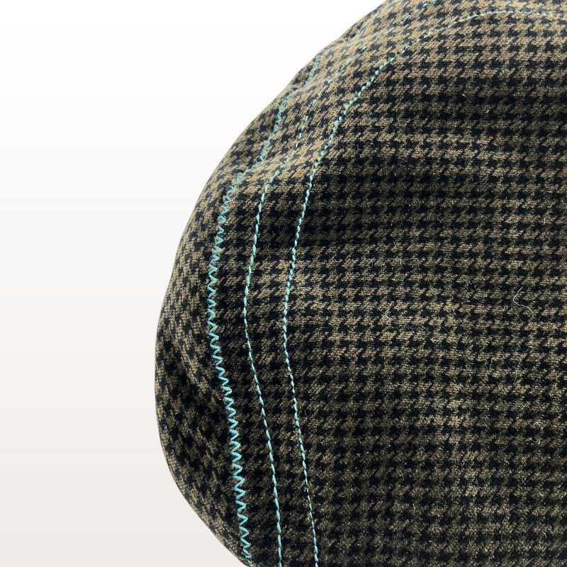 Houndstooth Flat Cap | Borsalino
