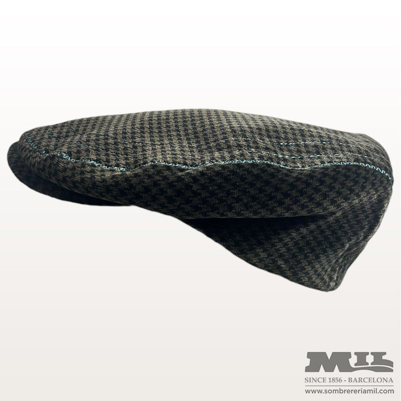 Houndstooth Flat Cap | Borsalino