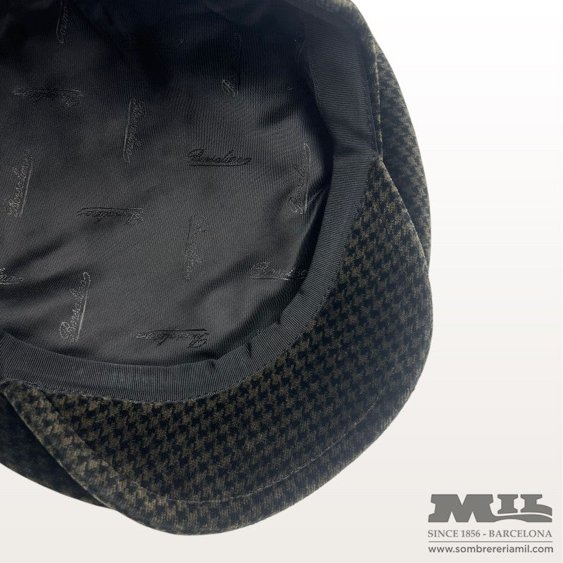 Houndstooth Flat Cap | Borsalino