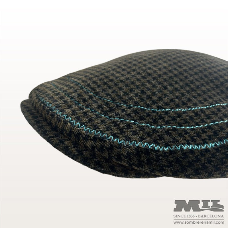 Houndstooth Flat Cap | Borsalino