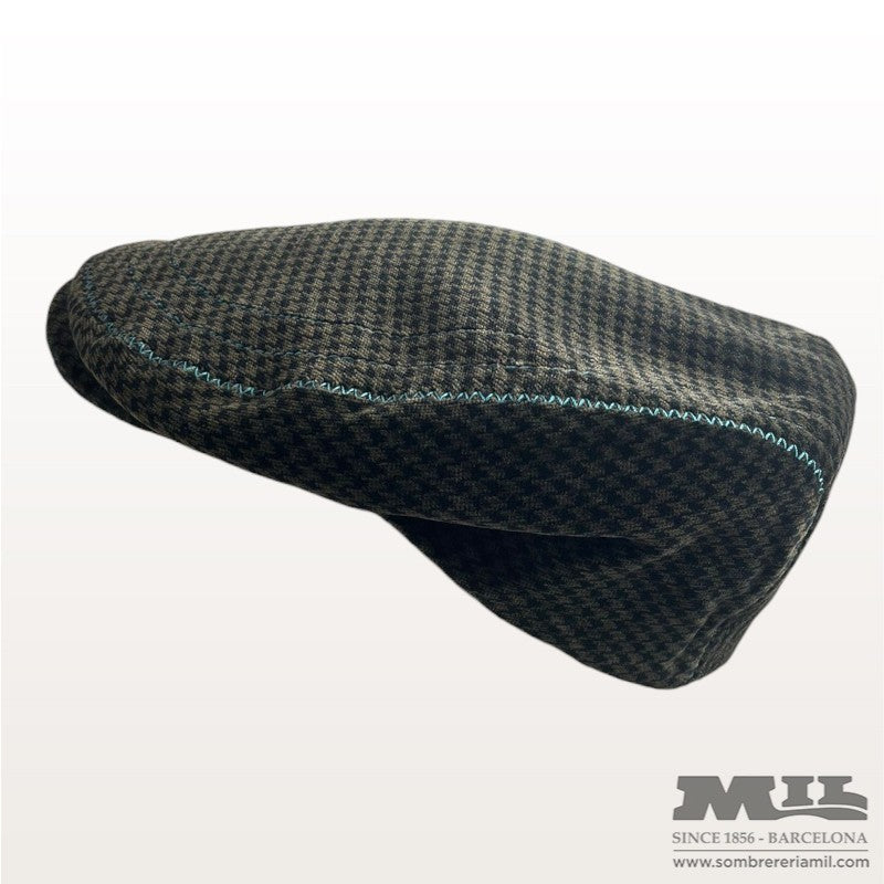 Houndstooth Flat Cap | Borsalino