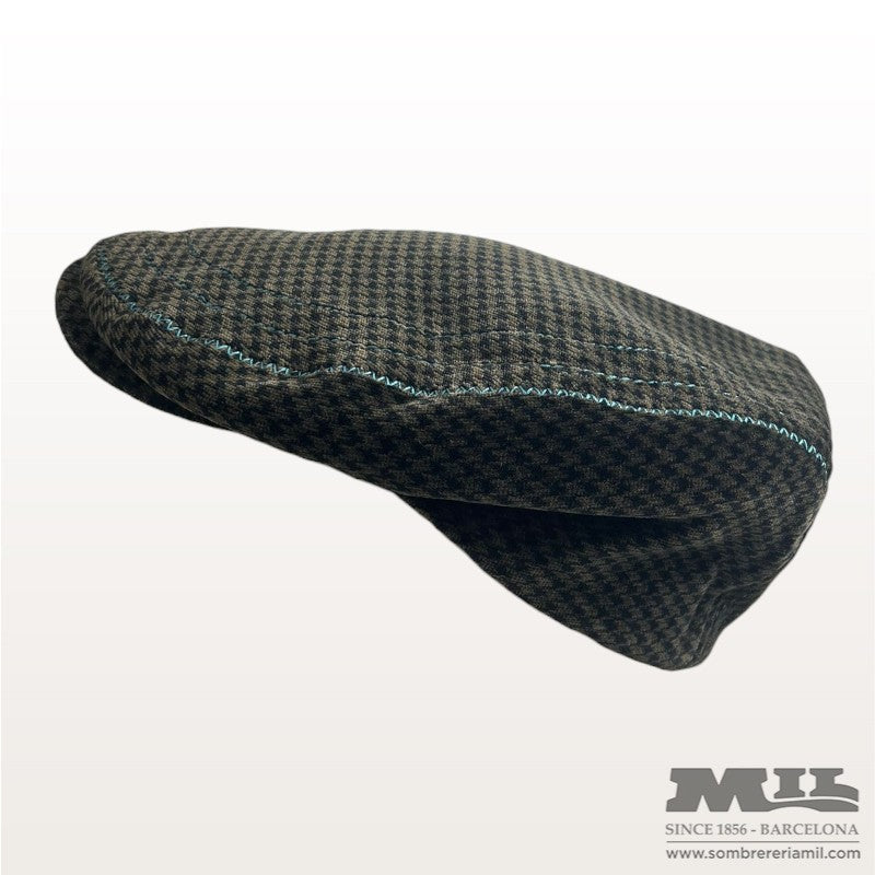 Houndstooth Flat Cap | Borsalino
