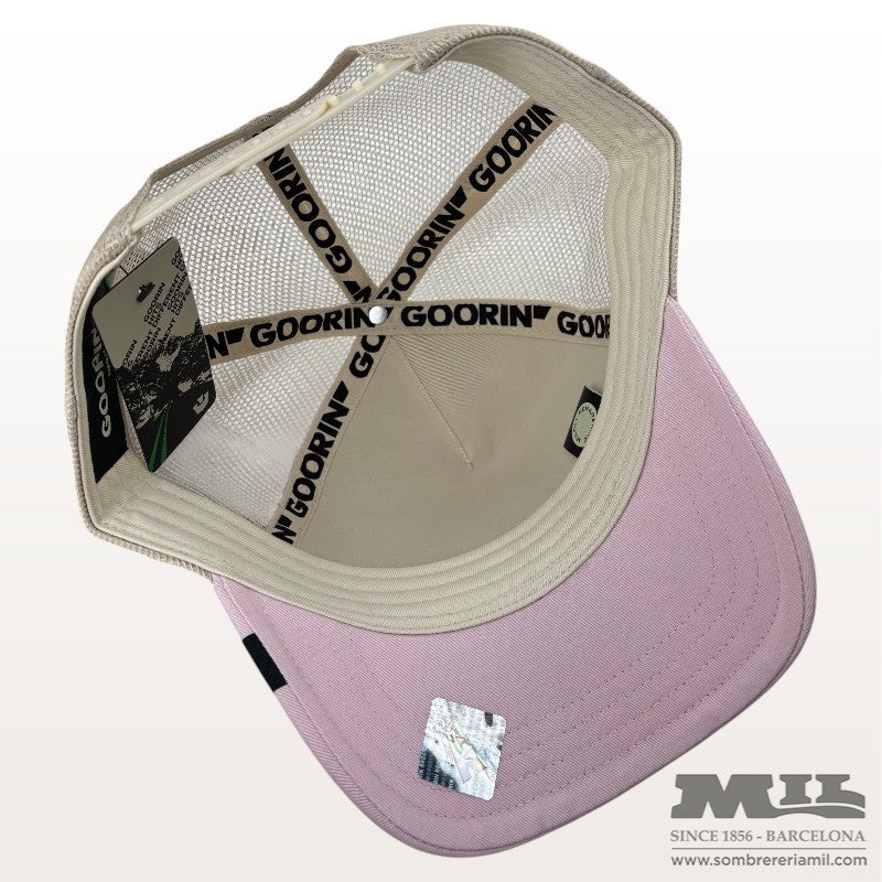 Rosé Cancelled Trucker Cap | Von Dutch