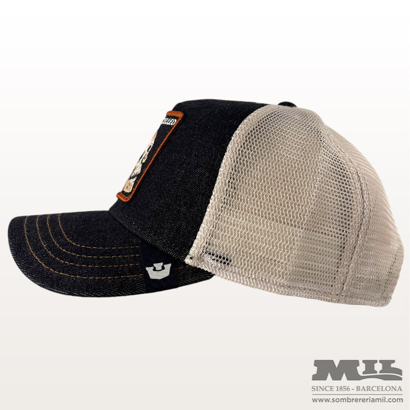 Gorra Trucker Denim Skull | Goorin Bros