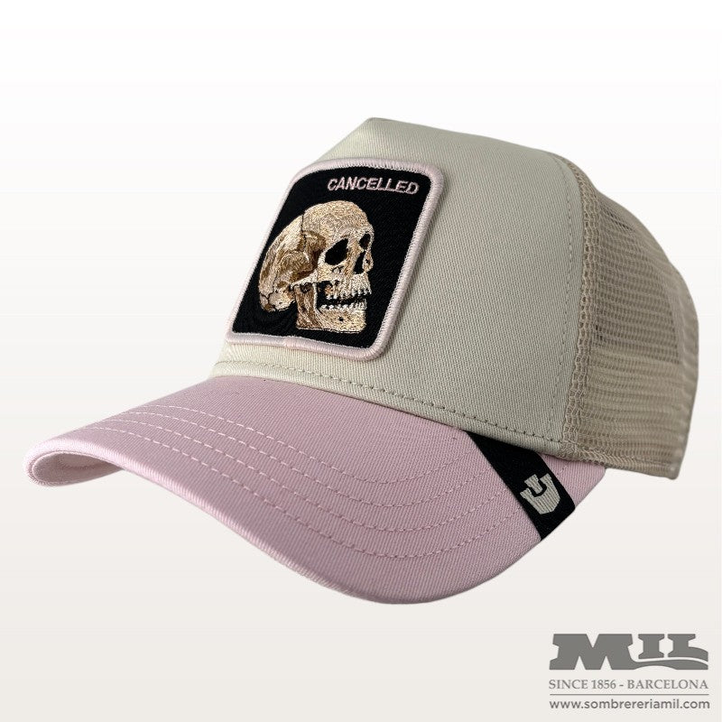 Rosé Cancelled Trucker Cap | Von Dutch