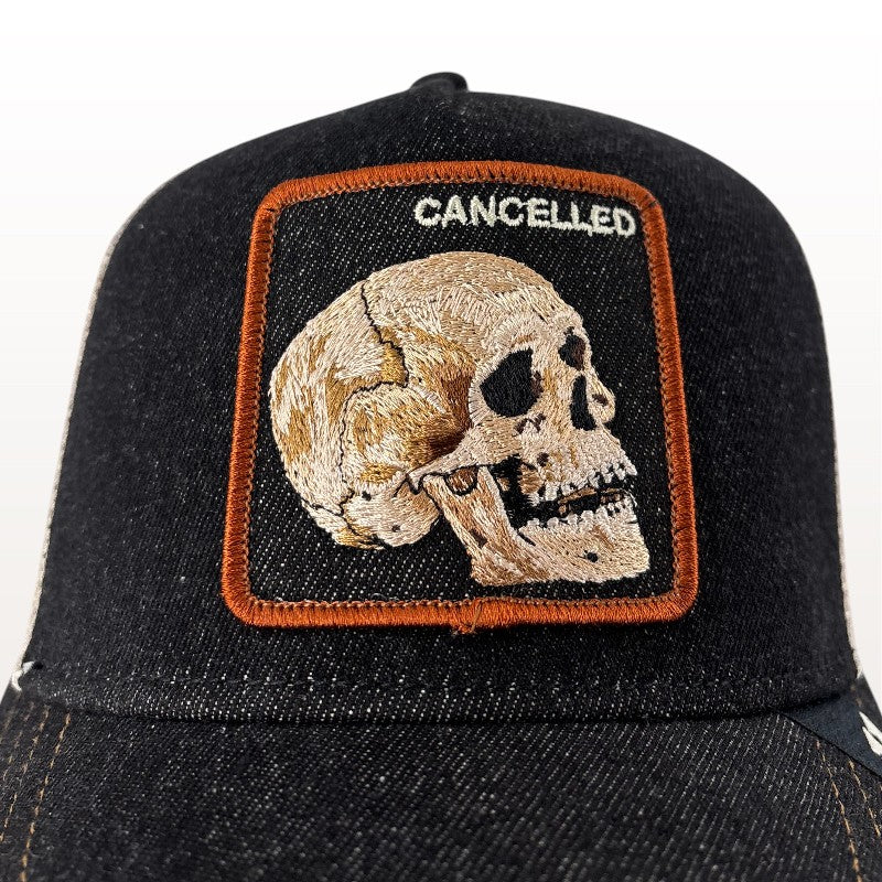 Gorra Trucker Denim Skull | Goorin Bros